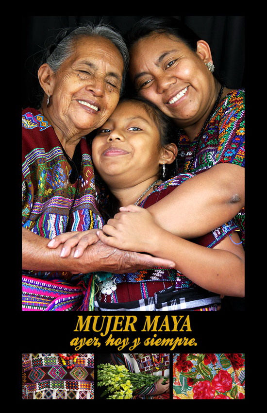 Cibely Dohle - Exhibition in the National Cultural Palace, Guatemala: Mujer Maya, Ayer, Hoy y Siempre